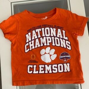 Clemson 2T T-shirt Orange 'National Champions'